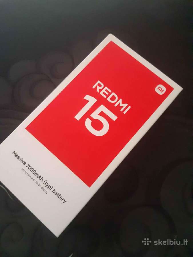 Parduodamas Xiaomi Redmi 15, 6 GB RAM / 128 GB Rom - nuotraukos Nr. 2
