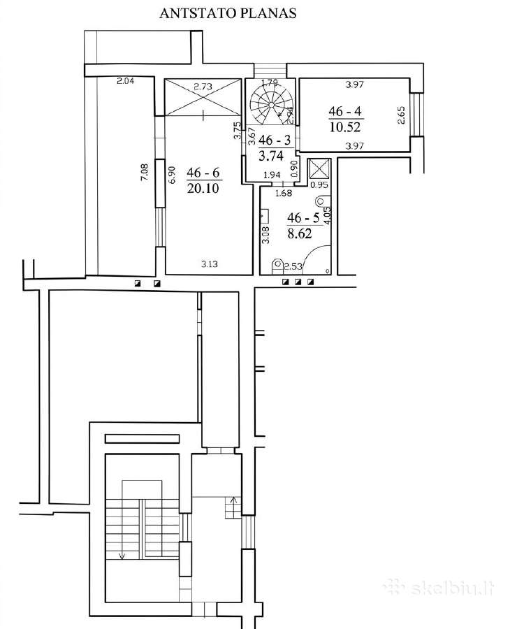 Išskirtinis 3 Kambarių Penthouse Butas - nuotraukos Nr. 17