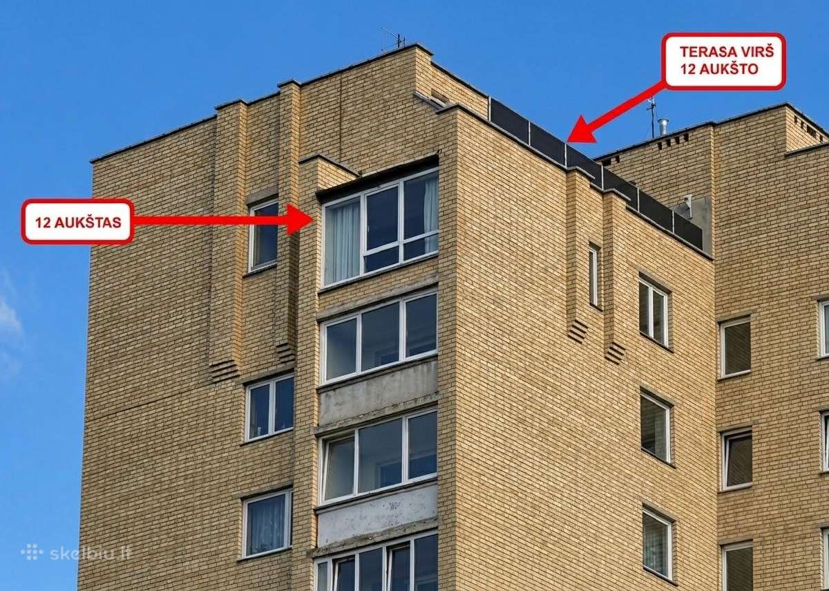 Išskirtinis 3 Kambarių Penthouse Butas - nuotraukos Nr. 18