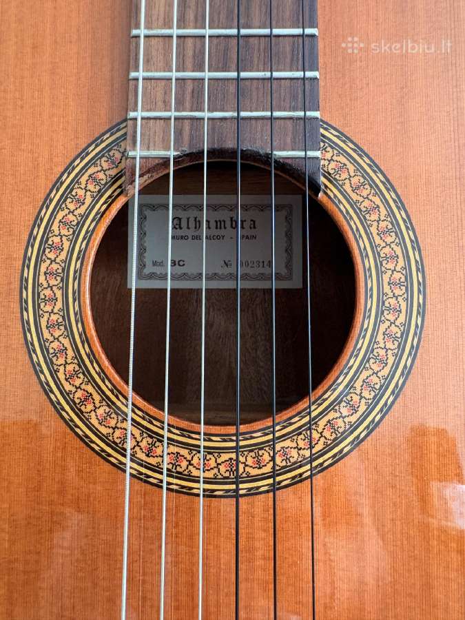 Alhambra 3c klasikinė gitara - nuotraukos Nr. 5