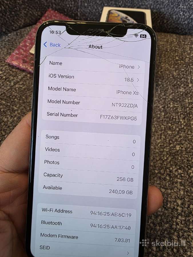 Apple iPhone XS 256gb - nuotraukos Nr. 9