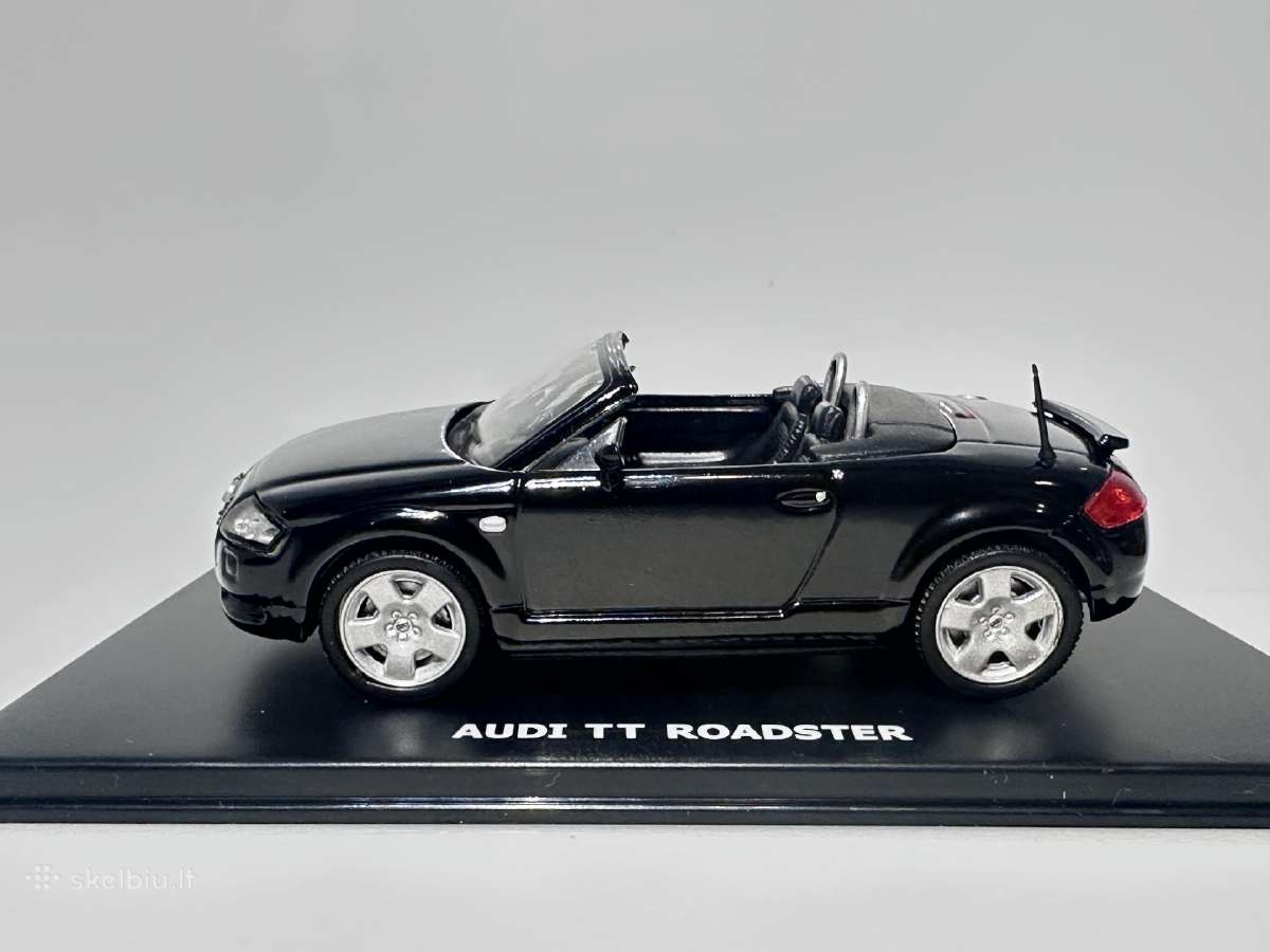 Audi TT Roadster Typ 8n 1999 juoda 1:43 Wemi - nuotraukos Nr. 3