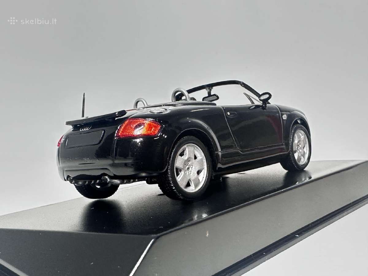 Audi TT Roadster Typ 8n 1999 juoda 1:43 Wemi - nuotraukos Nr. 4