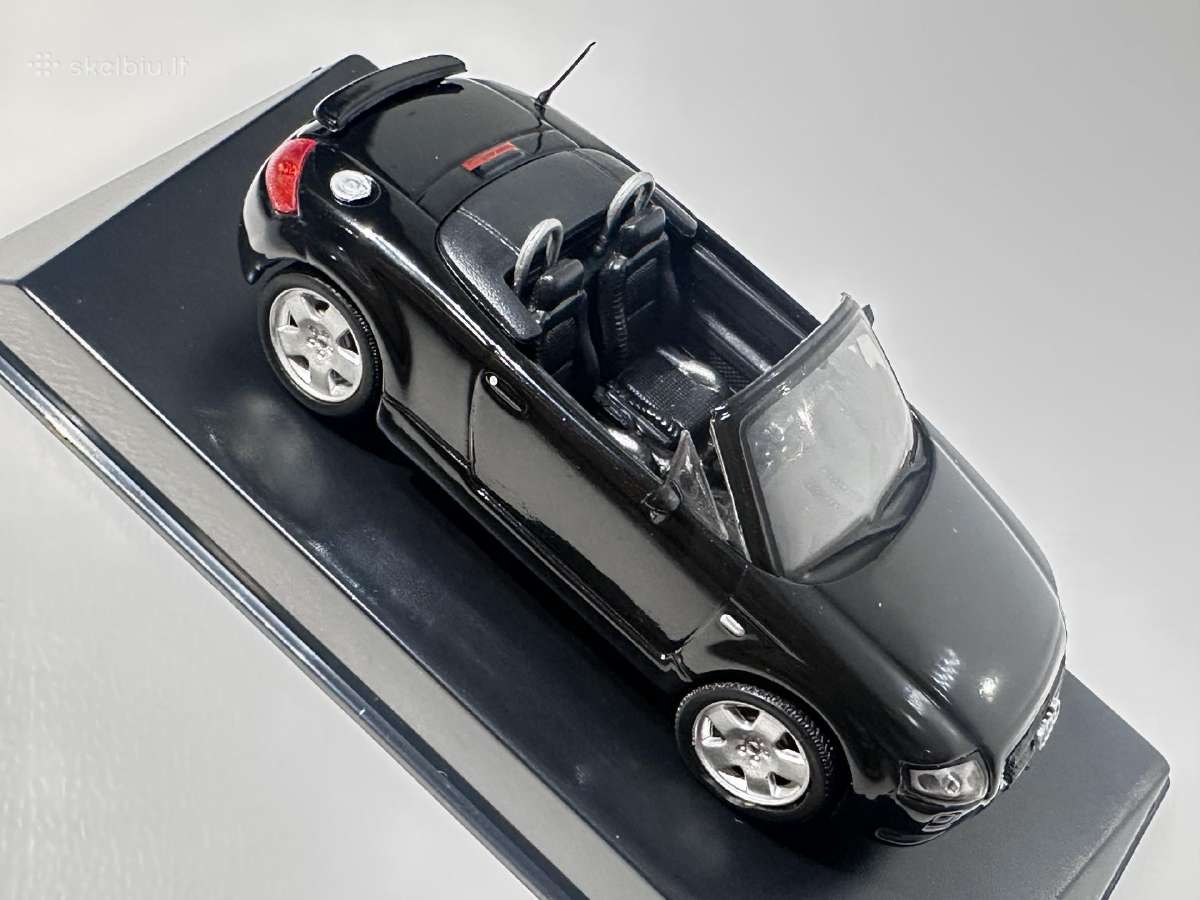 Audi TT Roadster Typ 8n 1999 juoda 1:43 Wemi - nuotraukos Nr. 5