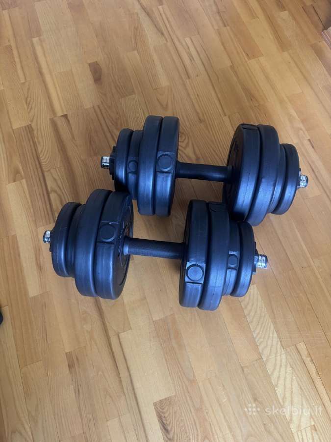 Hanteliai 30 kg (2*15) - nuotraukos Nr. 2