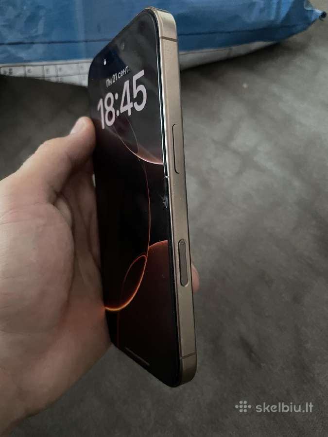 Parduodu iPhone 16 pro desert titanium - nuotraukos Nr. 3