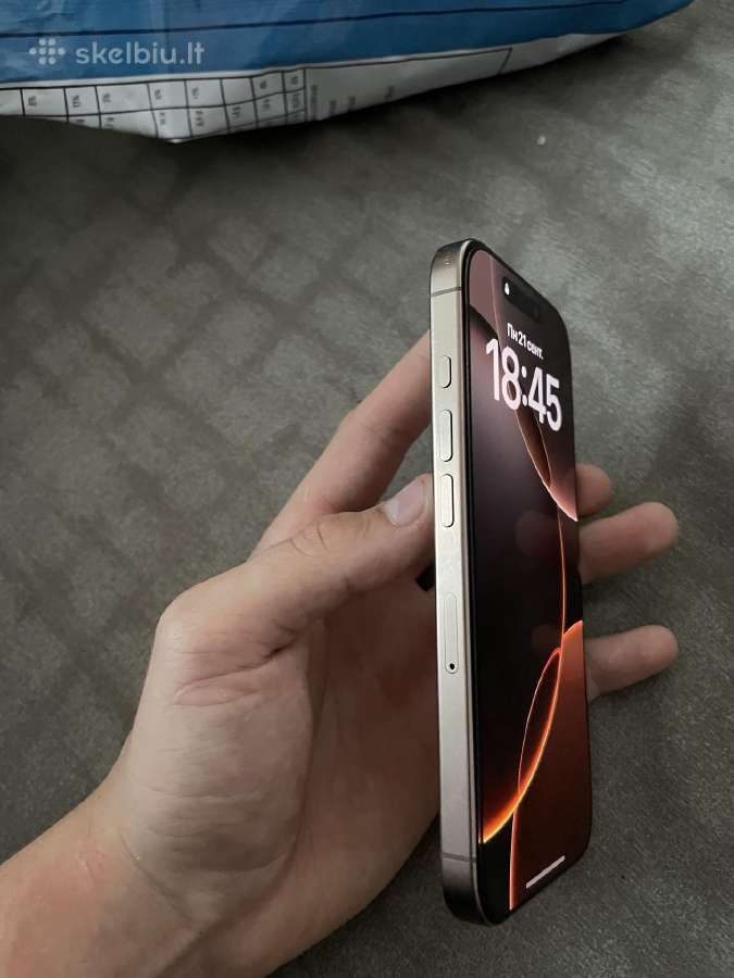 Parduodu iPhone 16 pro desert titanium - nuotraukos Nr. 4