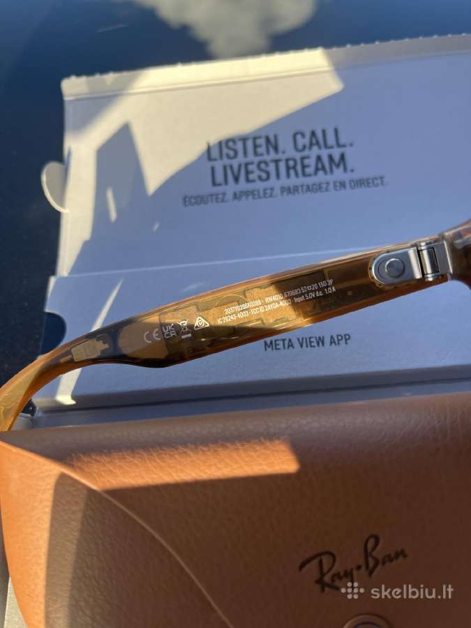 Meta Ray-ban Skyler Rw4010 išmanieji akiniai - nuotraukos Nr. 6