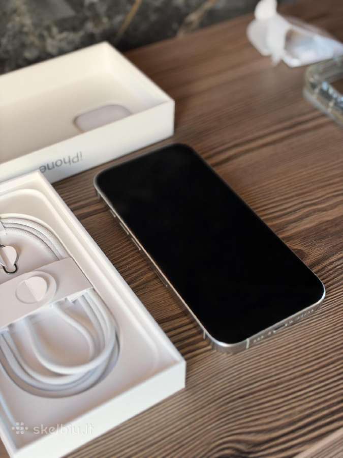 iPhone 16 pro, 256gb, White Titanium - nuotraukos Nr. 6