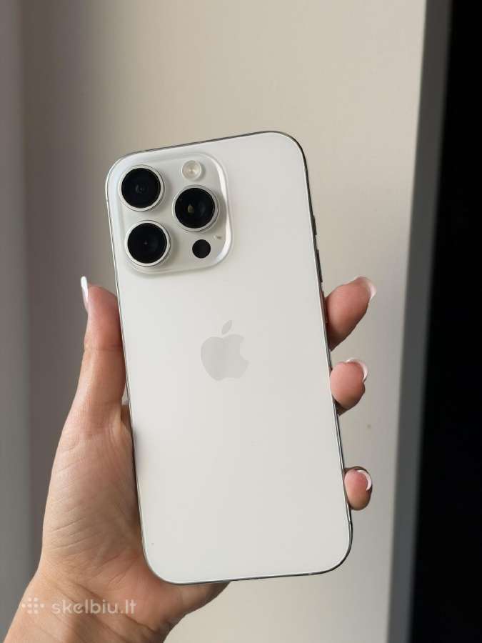 iPhone 16 pro, 256gb, White Titanium - nuotraukos Nr. 8