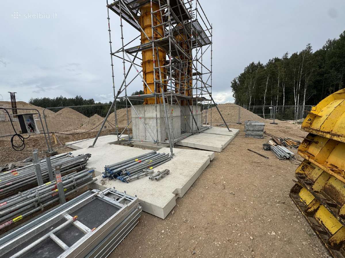 Betonines kelio plokstes logistika aiksteles ukiui - nuotraukos Nr. 14