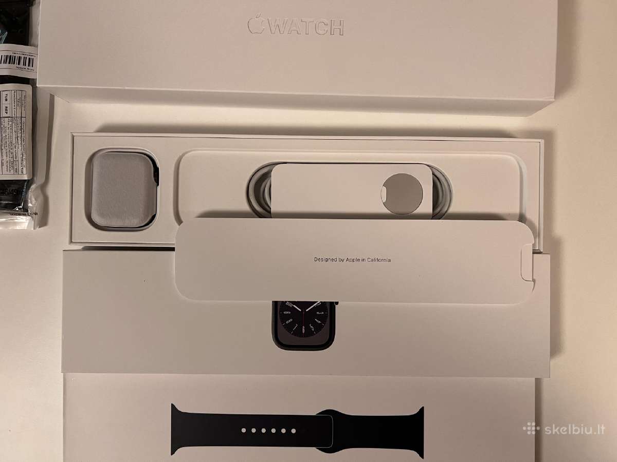 Apple Watch 8, 45mm Ss, Cel, Graphite - nuotraukos Nr. 2