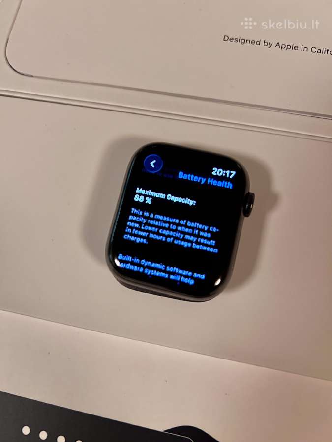 Apple Watch 8, 45mm Ss, Cel, Graphite - nuotraukos Nr. 6