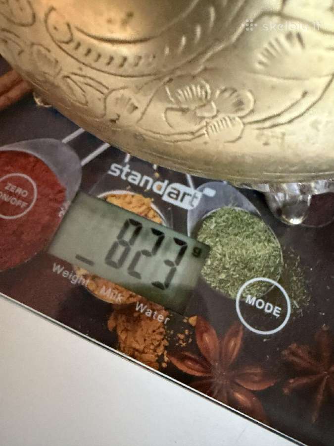 Senovinis žalvarinis arbatinukas 0.75 l - nuotraukos Nr. 5