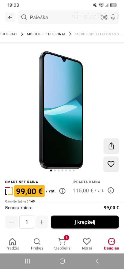 Mobilusis telefonas Xiaomi Redmi 15c, 128gb - nuotraukos Nr. 4