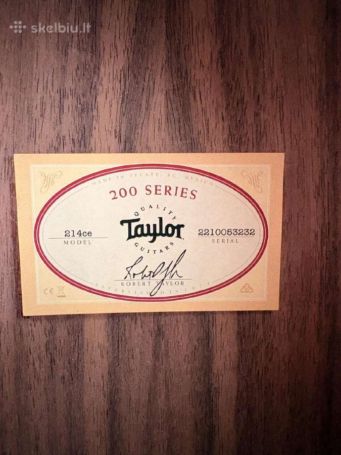 Taylor 214ce - nuotraukos Nr. 2