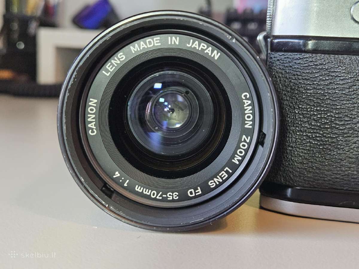 Canon Ft Ql kamera + zoom lens Fd 35-70mm 1:4 - nuotraukos Nr. 3