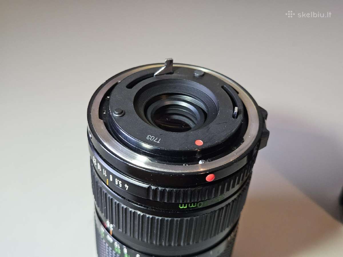 Canon Ft Ql kamera + zoom lens Fd 35-70mm 1:4 - nuotraukos Nr. 4