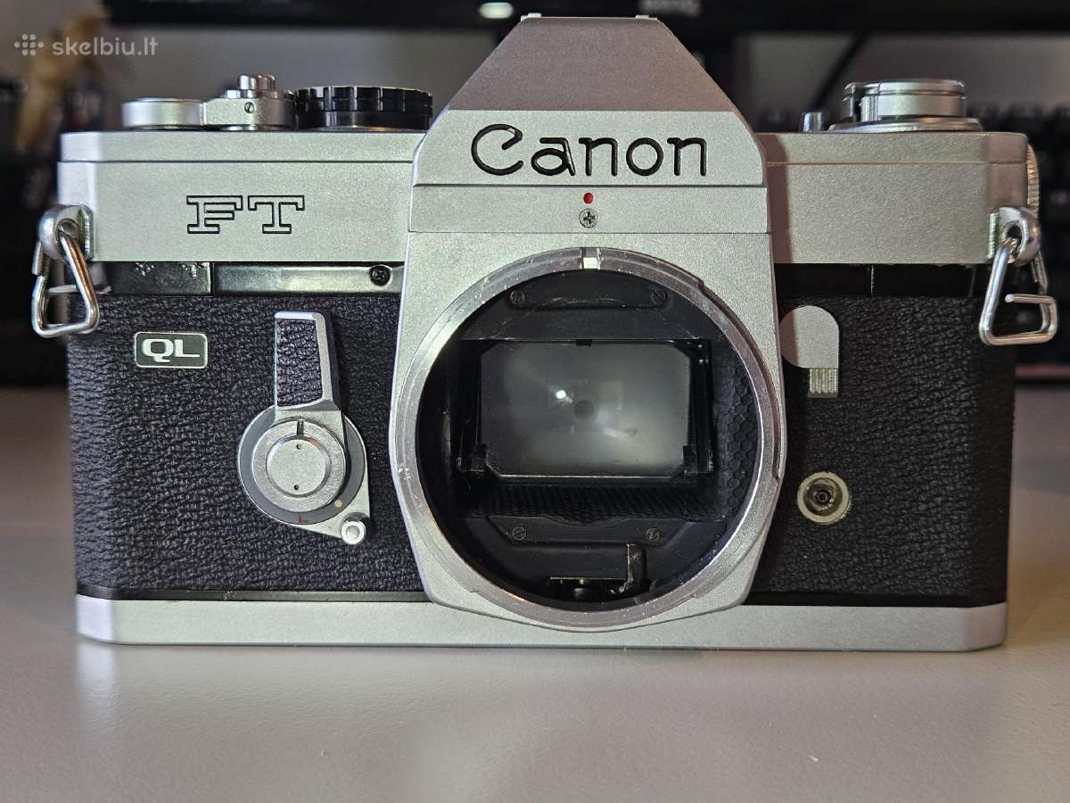Canon Ft Ql kamera + zoom lens Fd 35-70mm 1:4 - nuotraukos Nr. 7