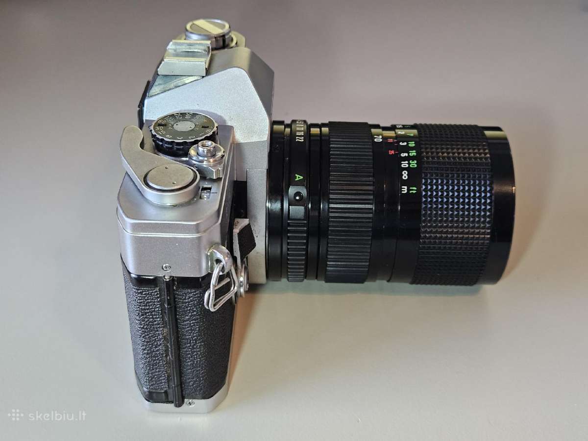 Canon Ft Ql kamera + zoom lens Fd 35-70mm 1:4 - nuotraukos Nr. 8