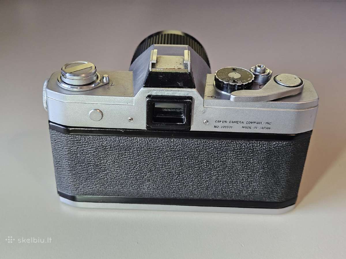 Canon Ft Ql kamera + zoom lens Fd 35-70mm 1:4 - nuotraukos Nr. 9