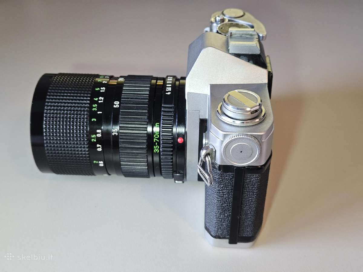 Canon Ft Ql kamera + zoom lens Fd 35-70mm 1:4 - nuotraukos Nr. 10
