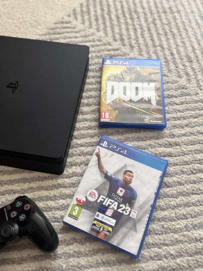 Playstation 4 Slim 500gb su 2 - nuotraukos Nr. 3