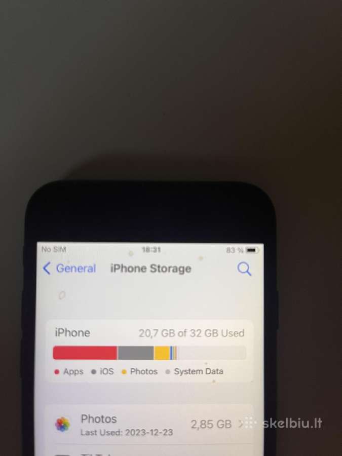 iPhone 7 32gb, 100% baterija - nuotraukos Nr. 3