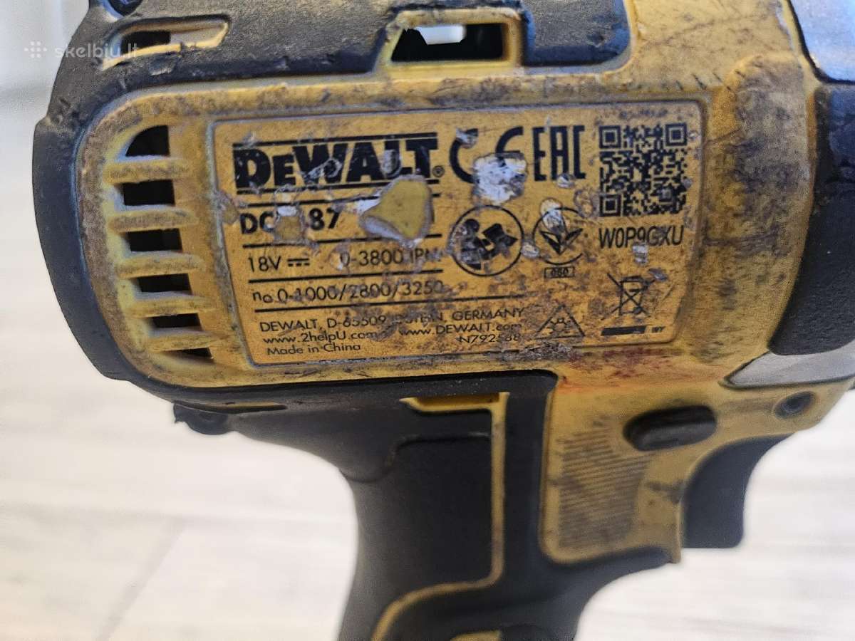 Dewalt Dcf887 35eur, Akumuliatorius 5ah 35 Eur - nuotraukos Nr. 5