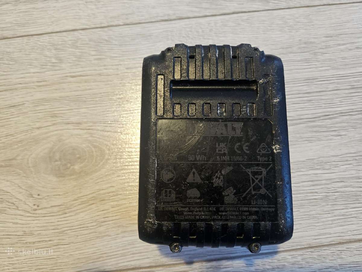Dewalt Dcf887 35eur, Akumuliatorius 5ah 35 Eur - nuotraukos Nr. 8