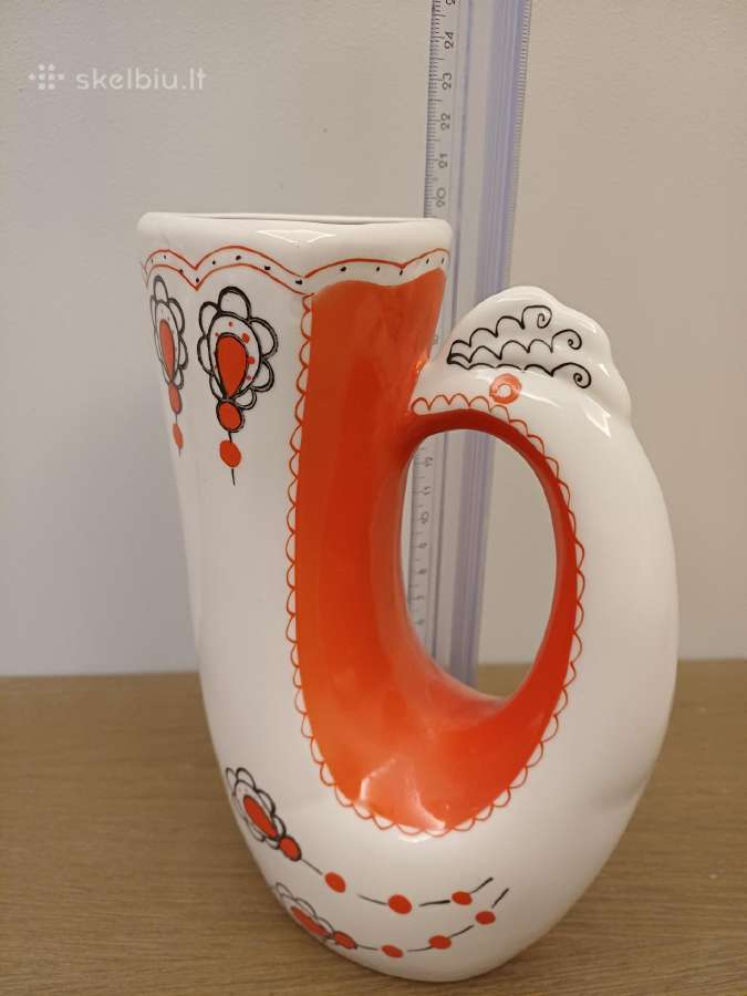 Tarybinių laikų porcelianinė vaza, aukštis-19.5cm. - nuotraukos Nr. 3