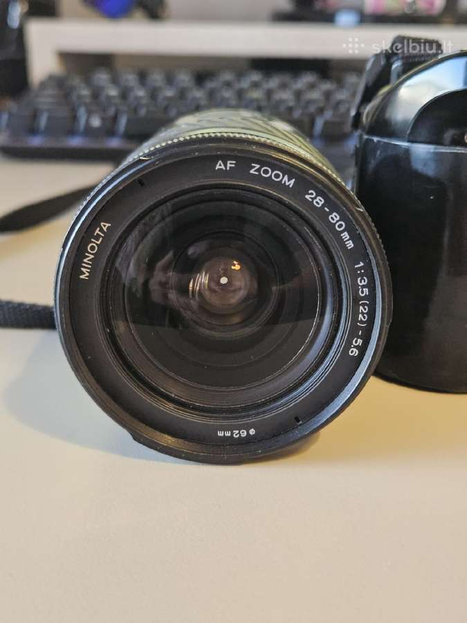 Minolta Dynax 7xi kamera + Af Zoom 28-80mm 1:3,5 - nuotraukos Nr. 8