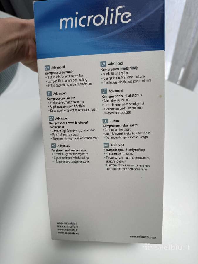 Microlife Neb 50b kompresorinis inhaliatorius - nuotraukos Nr. 3