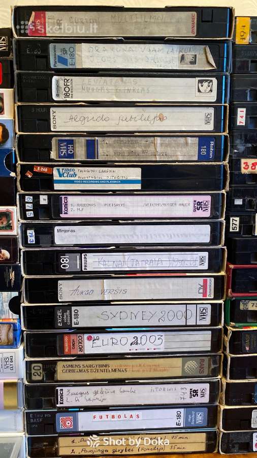 Vhs kasetes - nuotraukos Nr. 8