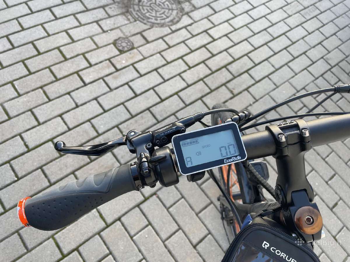 Eco ride elektrinis dviratis. - nuotraukos Nr. 5