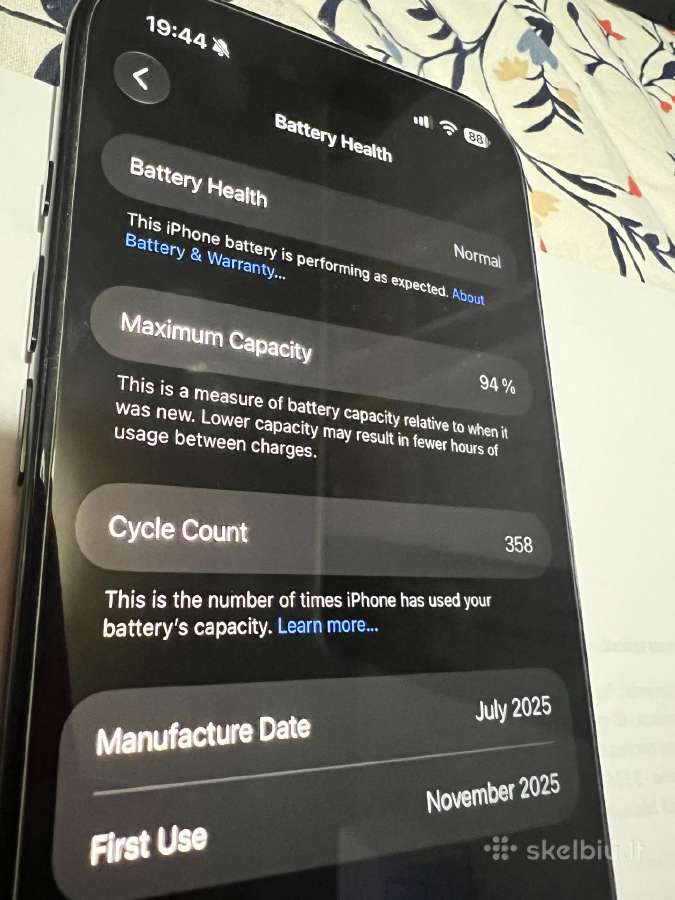 iPhone Air juodas 256gb - nuotraukos Nr. 3