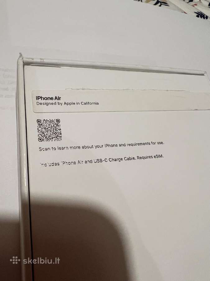 iPhone Air juodas 256gb - nuotraukos Nr. 6