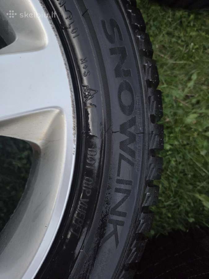 Volvo v70 lieti ratlankiai su žieminėm padangom - nuotraukos Nr. 7