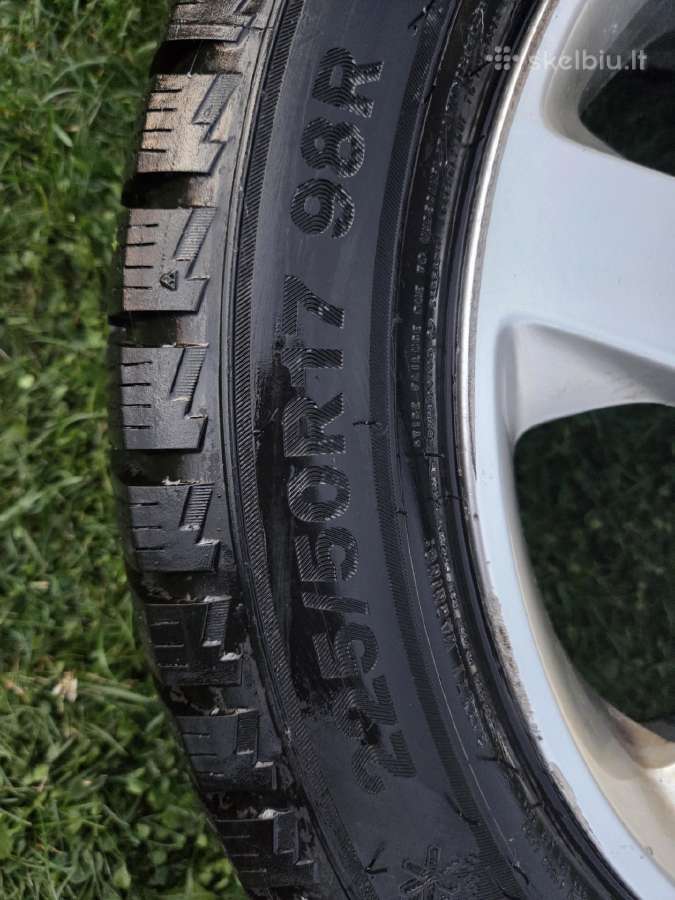 Volvo v70 lieti ratlankiai su žieminėm padangom - nuotraukos Nr. 8