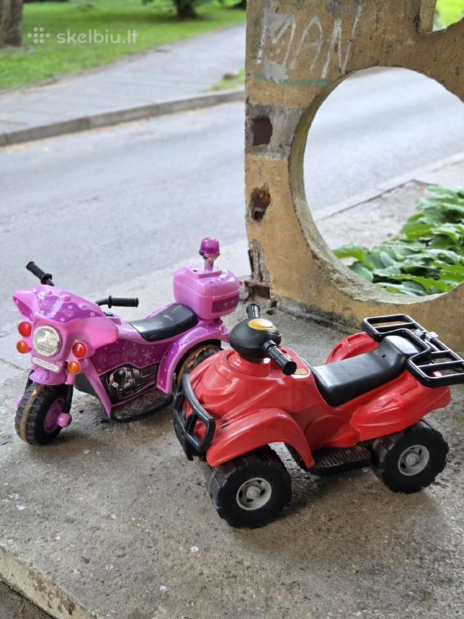 Vaikiškas keturatis ir motociklas - nuotraukos Nr. 3