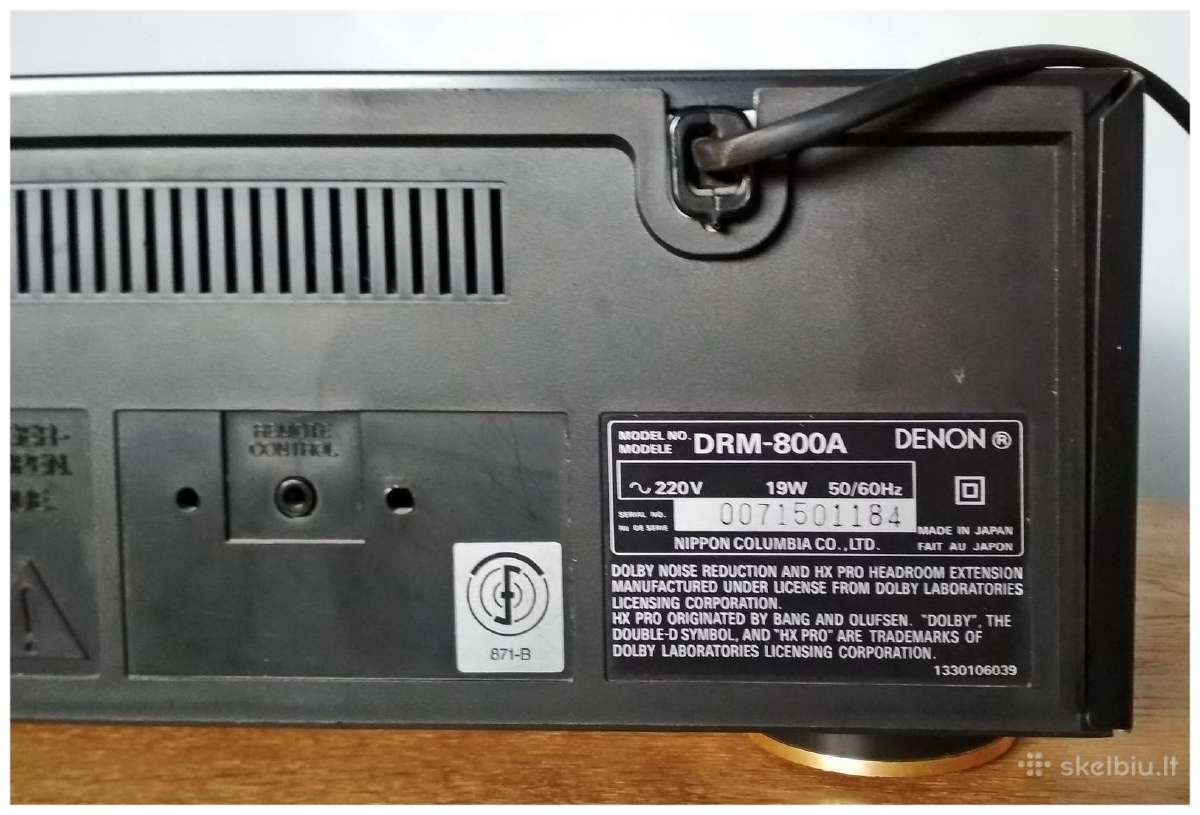 Akai GX-65 Mk II Denon Drm-800a - nuotraukos Nr. 16
