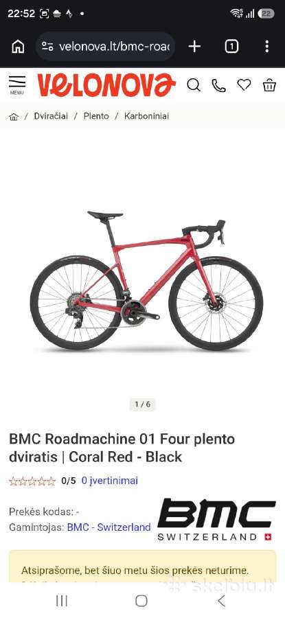 BMC Roadmachine 01 Four - nuotraukos Nr. 20