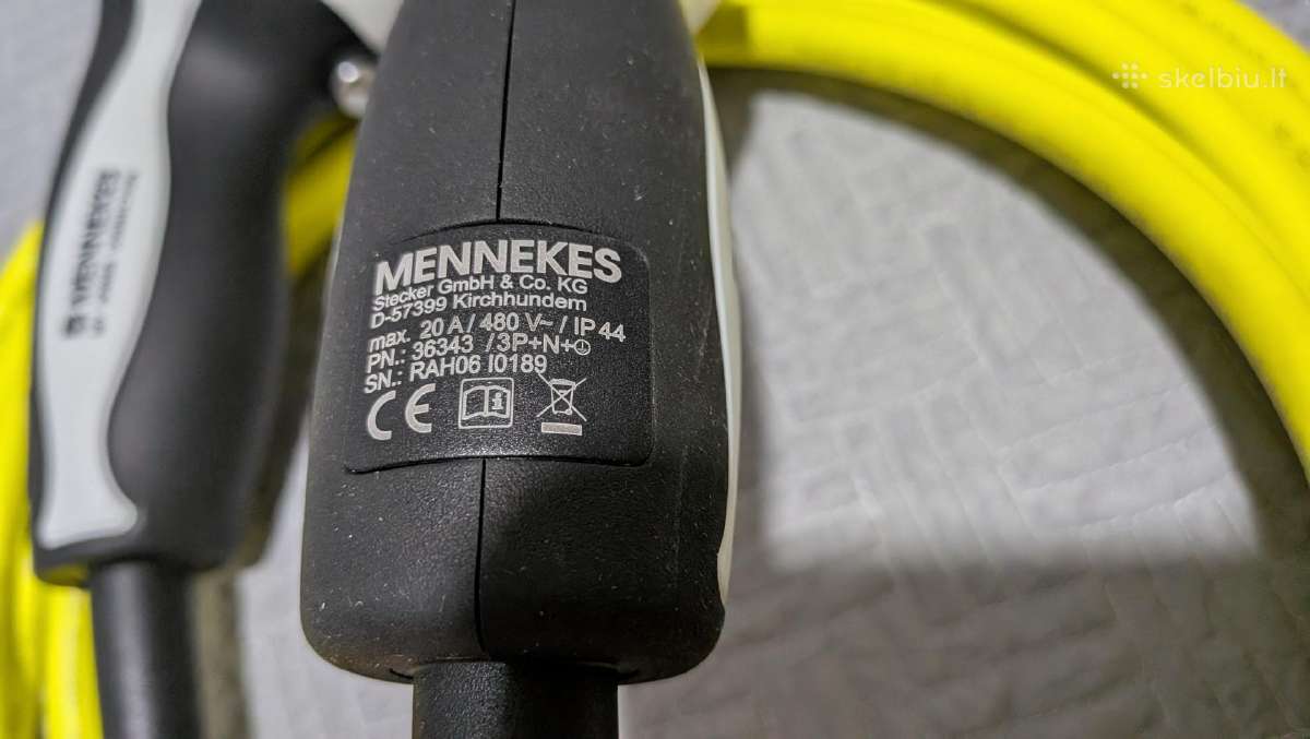 Įkrovimo kabelis Mennekes - nuotraukos Nr. 3
