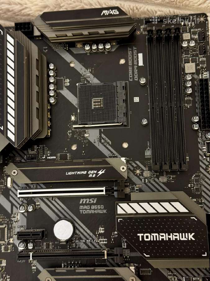 Msi Mag B550 Tomahawk motininė plokštė Am4 Atx - nuotraukos Nr. 2