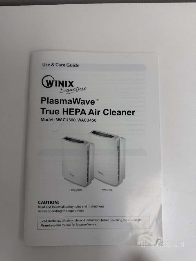 Oro valytuvas su hepa filtru Winnix wacu 450 - nuotraukos Nr. 5