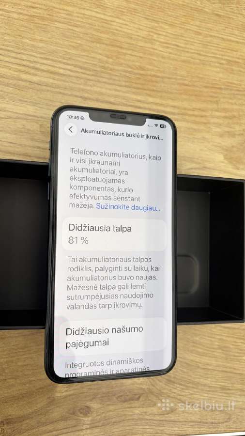 iPhone 11 Pro Max 256gb Space Grey - nuotraukos Nr. 8