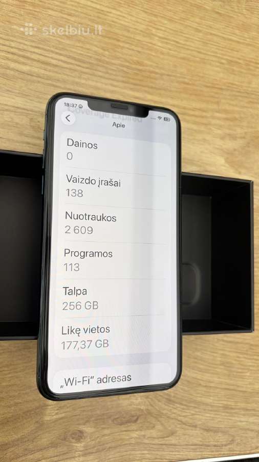 iPhone 11 Pro Max 256gb Space Grey - nuotraukos Nr. 9