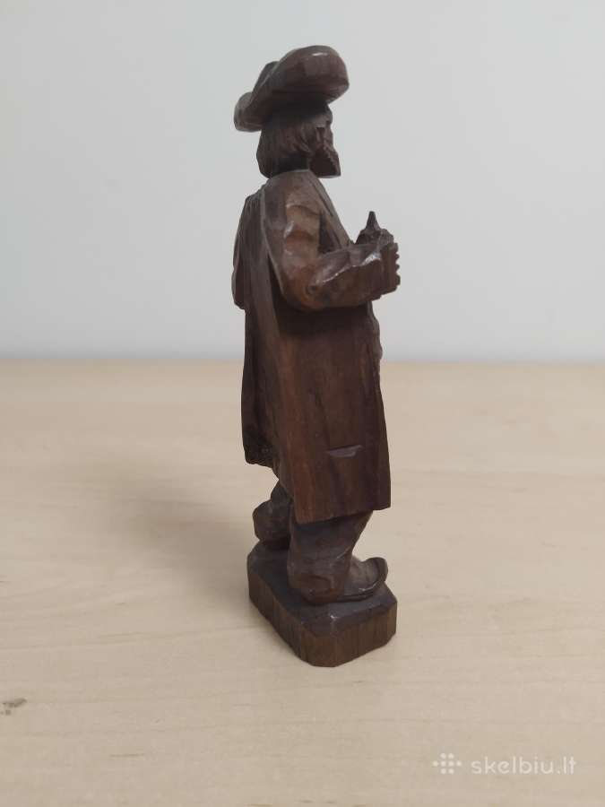 Vintažinė medine jureivio/kapitono statulėlė - nuotraukos Nr. 7