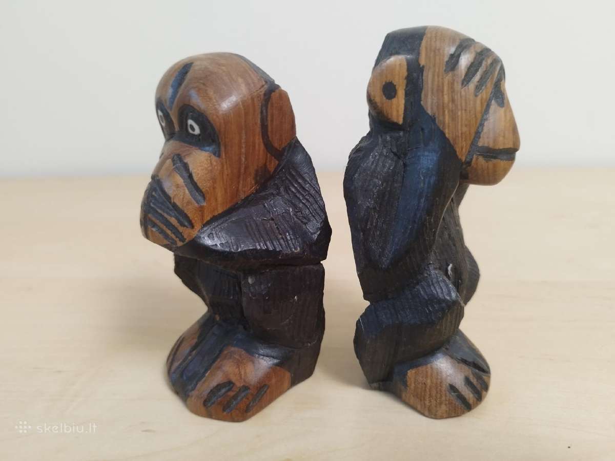 Medinės beždžionėlės - nuotraukos Nr. 7