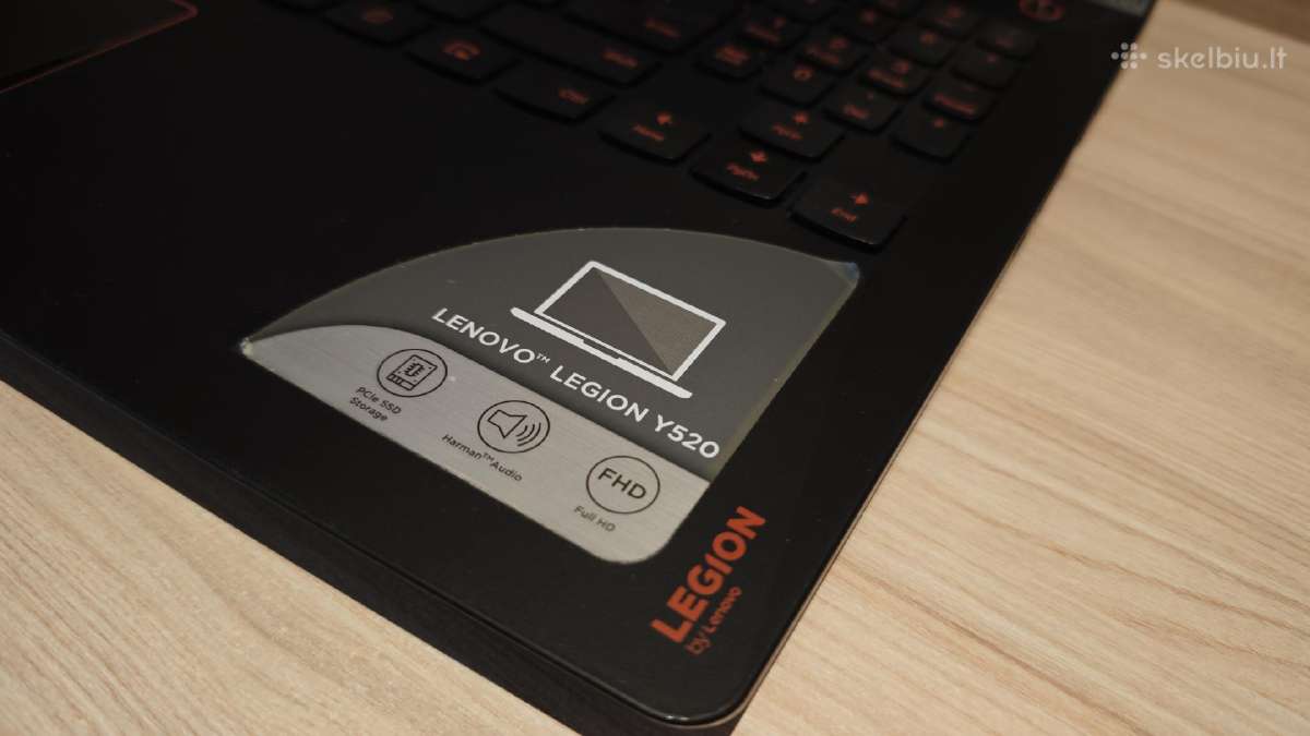 Lenovo Legion Y520 Gaming nešiojamas kompiuteris - nuotraukos Nr. 2